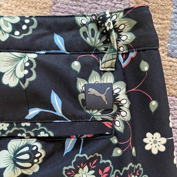 Puma X Liberty Men's Golf Shorts Performance Navy Blazer Paisley Floral Size 42 - Picture 8 of 9